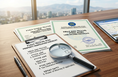Ethiopia Property Verification Checklist: Documents You Must Confirm Before Paying