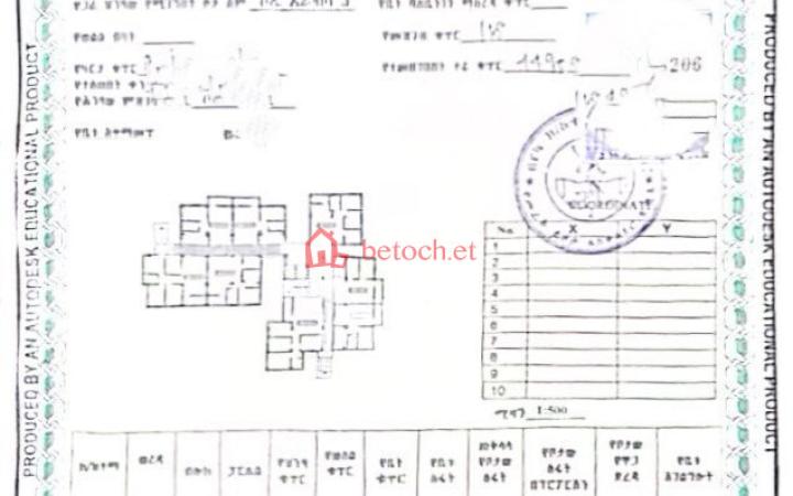 Bole Arabsa 20*80 Condominium 65.38 m2 5th F