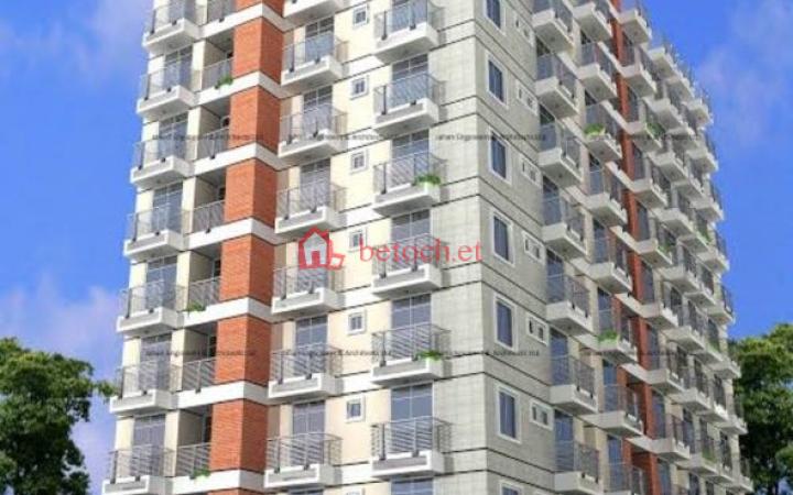 Bole Rwanda 1250 m2 B2 + G+10 Apartment with Shop Building