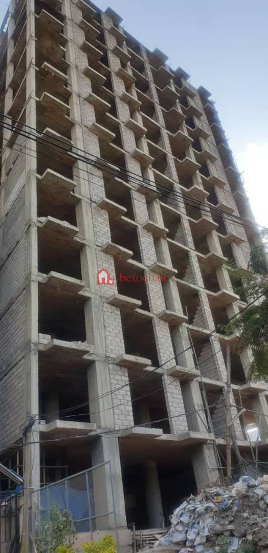 100.Bole 576 m² B+2 G+13 Commercial & Apartment Building (Under Construction)