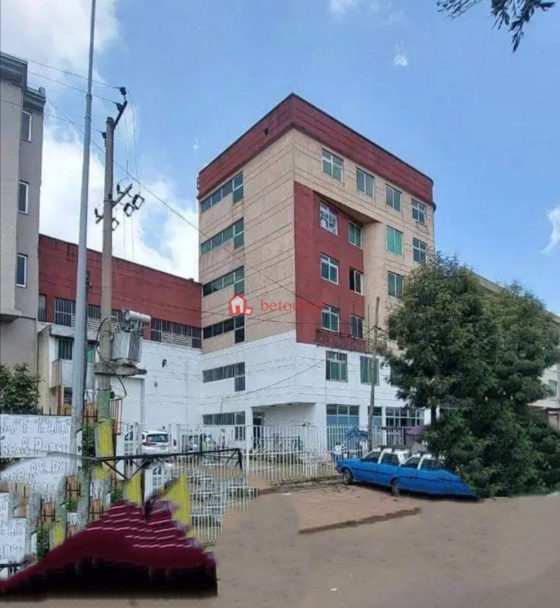 115.Adisu Gebeya 730 m2 G+5 Commercial Building with Warehouse or Store