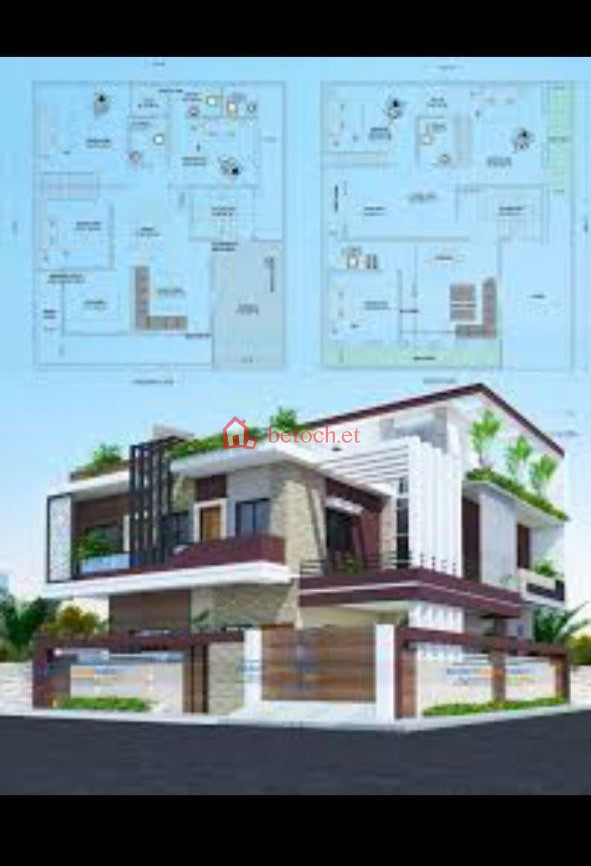 Gerji jakros 400 m² G+1 Modern House Building