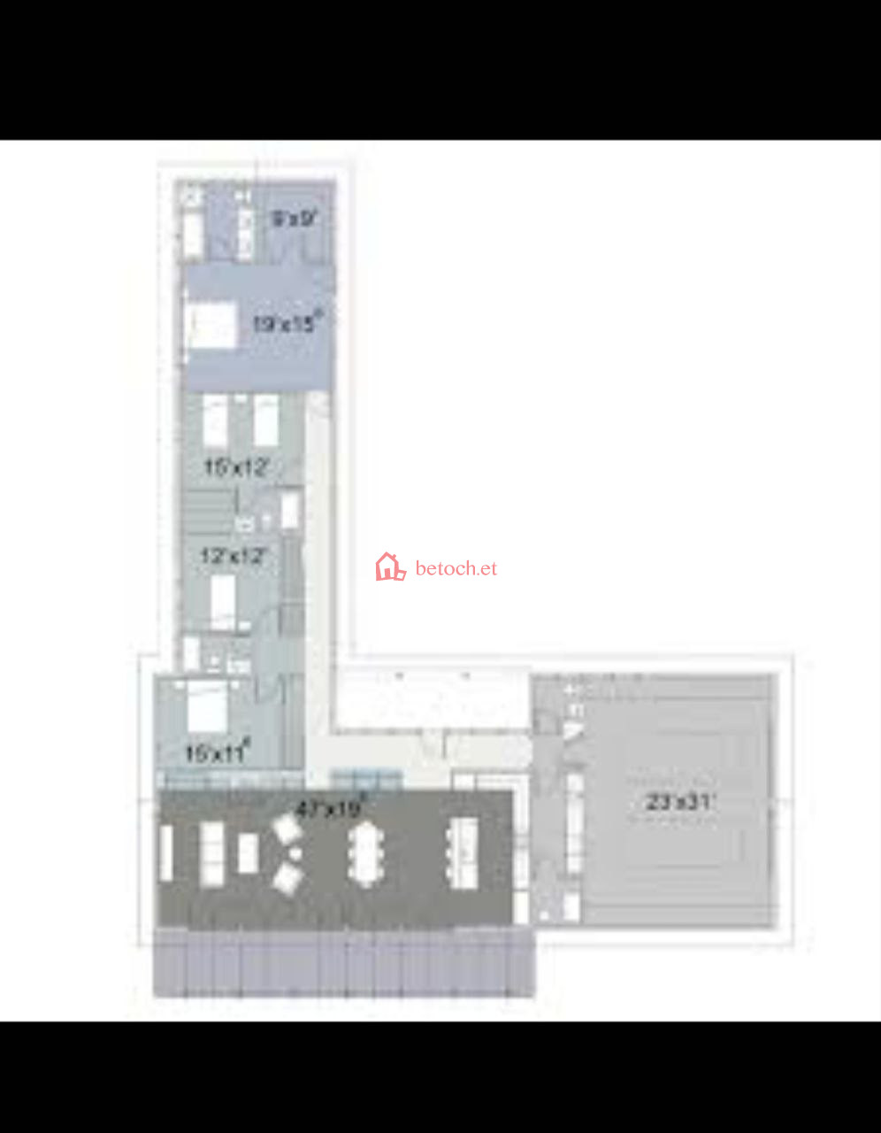 Jomo Dom Bosco 400 m2 L shape House
