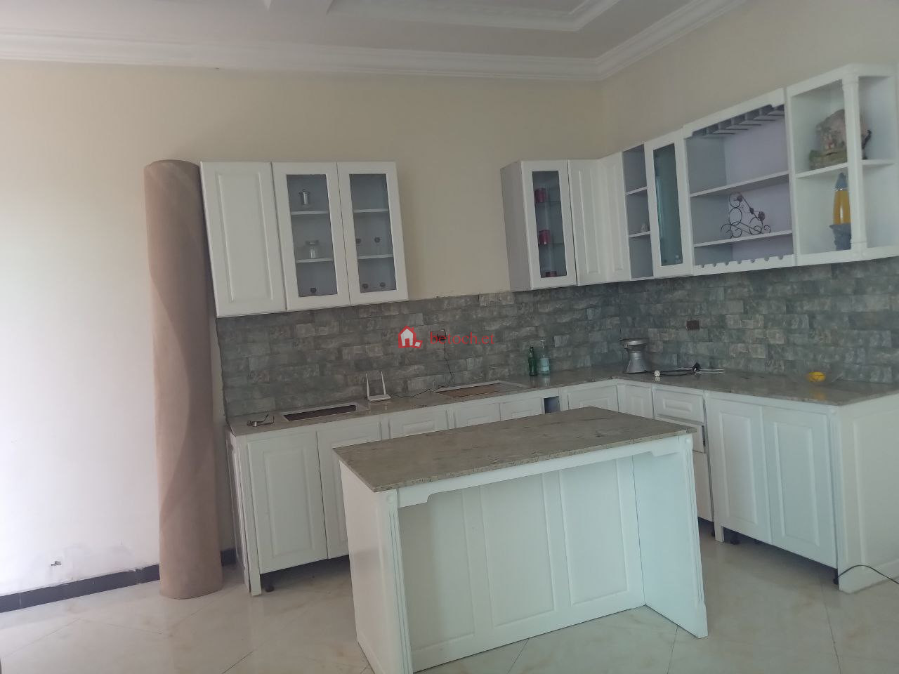 92.Saris to Bole 190 m² L– shape House With Bank loan