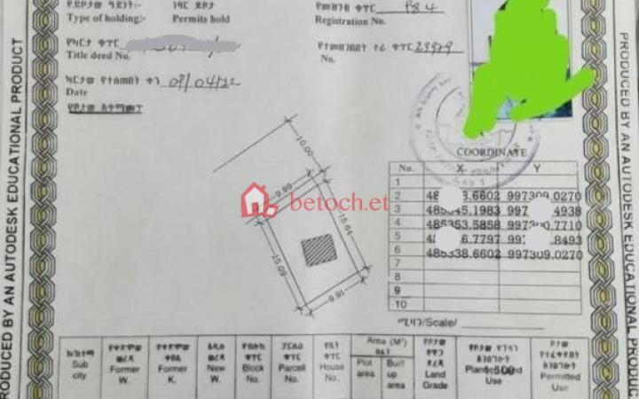 6.Ayat Babure tabiya 150 m² Residential openplace land Plot