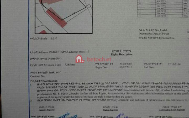 56.Kotebe-kara 350 & 210 m2 an old residence House