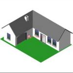 Tafo 500 m² L – shape Service Quarter House